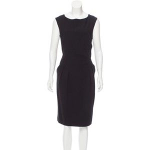 Magaschoni Navy Sleeveless Dress